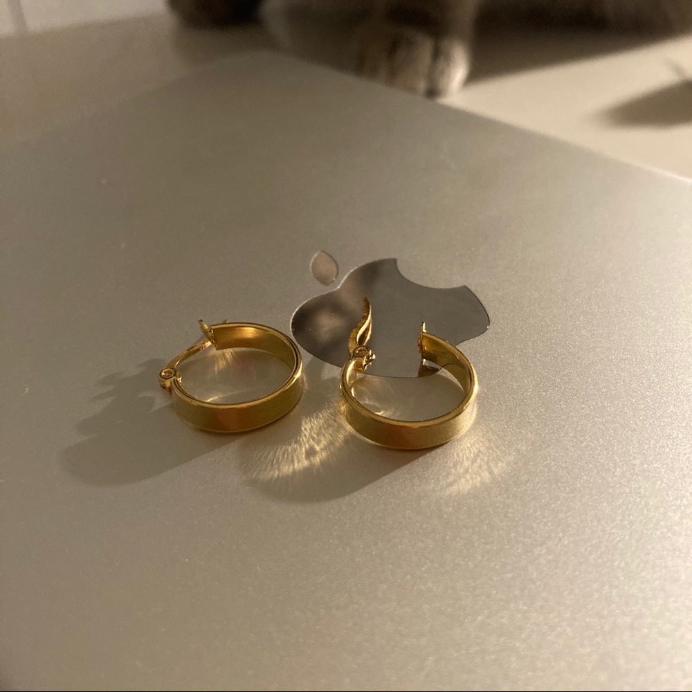 Gold Hoops - Picture 12 of 14